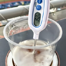 スタタンを使用しなかった場合の温度